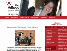 Tablet Screenshot of churchfarmvillage.org.uk